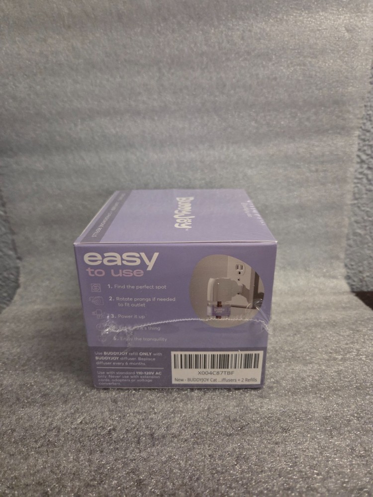 Buddy Joy Cat Calming Diffuser Refills | (2 Diffusers + 2 Refills)