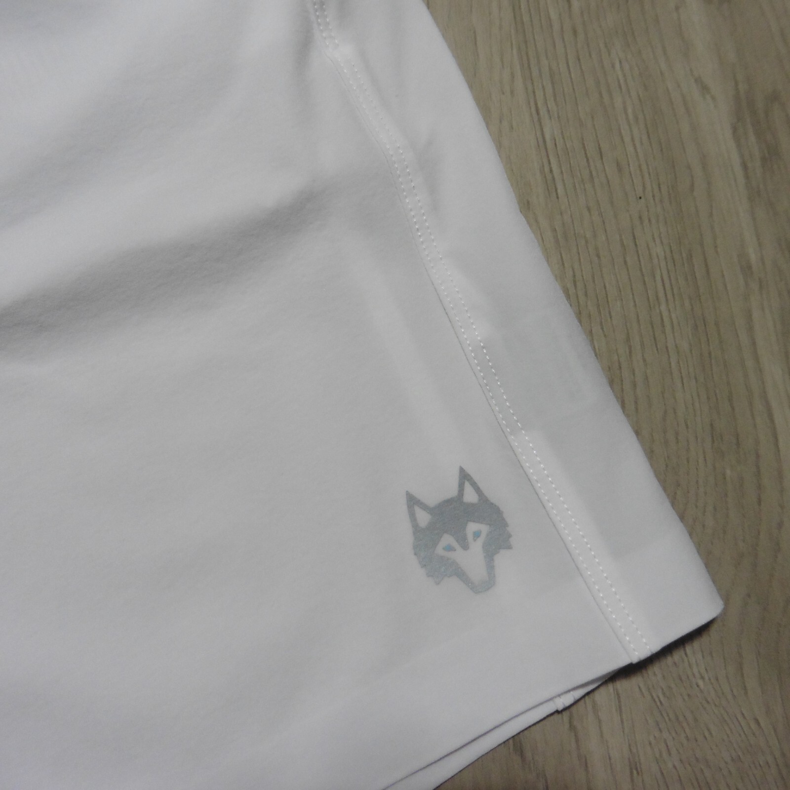 GREYSON Mens L LARGE FULTON SHORTS ARCTIC WHITE BLUE LINED 9" NYLON GOLF WORKOUT