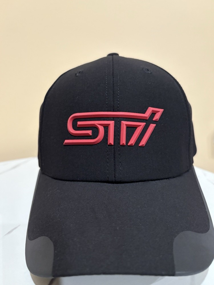 Genuine Subaru Sti Logo Stretch Cap Hat Outback