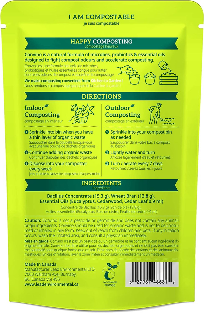 A Compost Starter/Accelerator Which Help to Reduce Kitchen Waste Odor and Conver