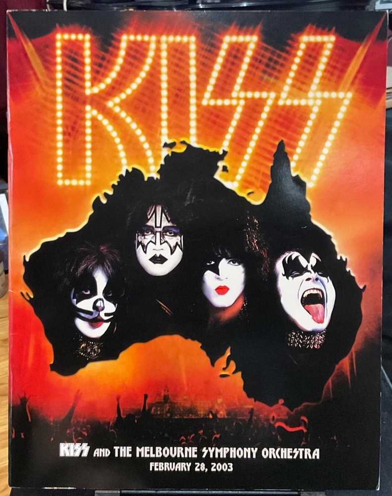 KISS Melbourne Symphony Tour Book 2003 RARE NM
