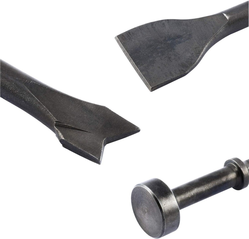 Precision Pneumatic Chisel Set: 9 Essential Bits for Concrete & Masonry Work