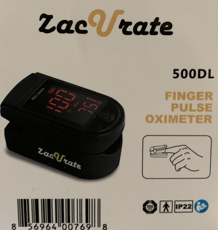ZacVrate Digital Pulse Oximeter, 500DL