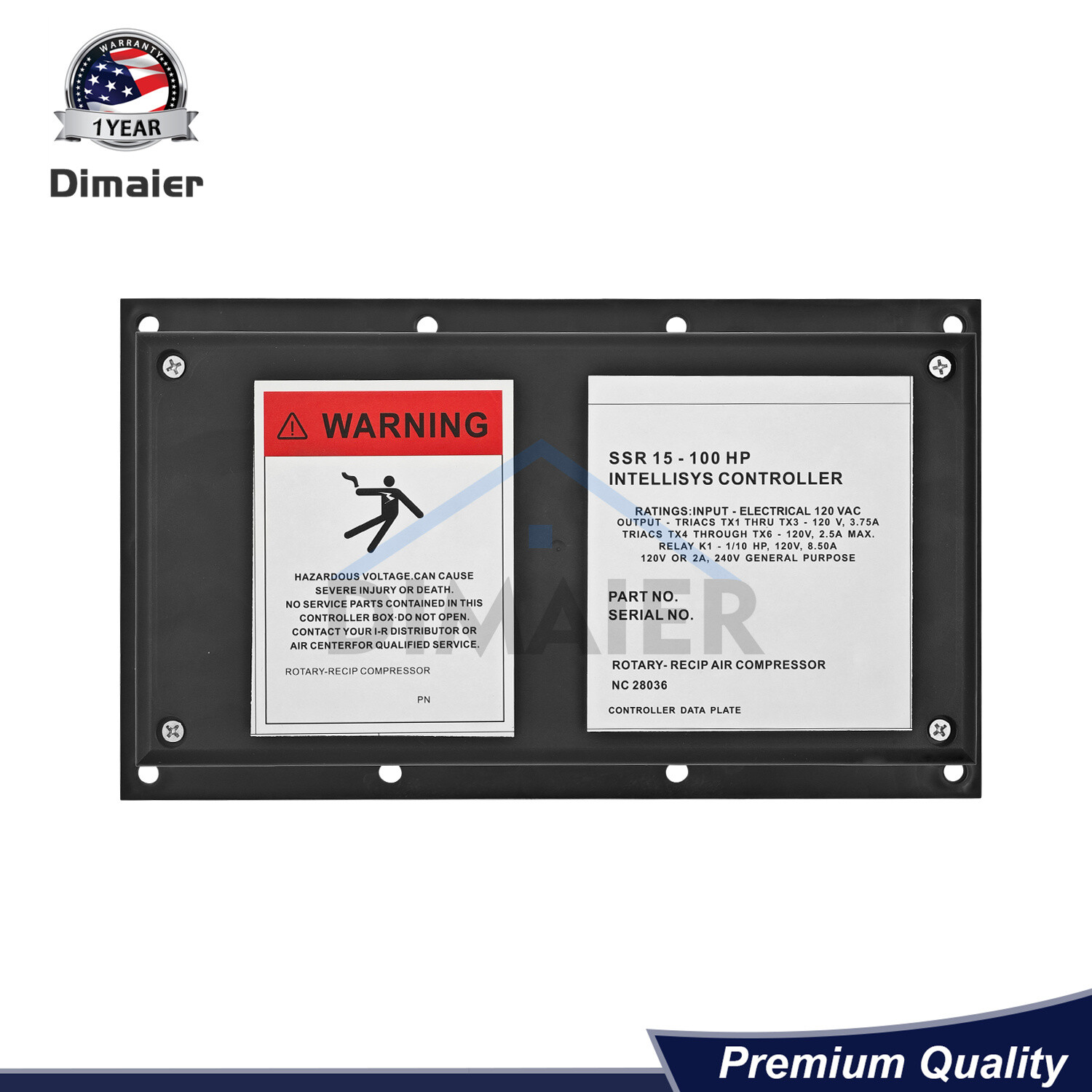 New Controller 39817655 for Ingersoll Rand Intellisys Compressor SSR 15-100 HP