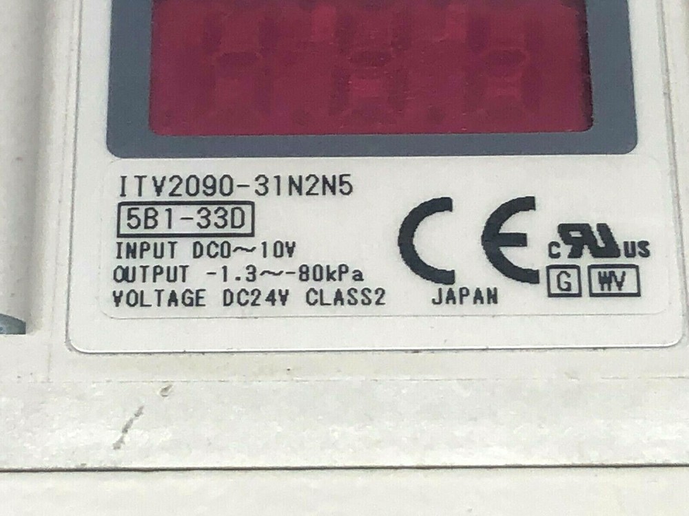 SMC ITV2090-31N2N5 Electro-Pneumatic Regulator
