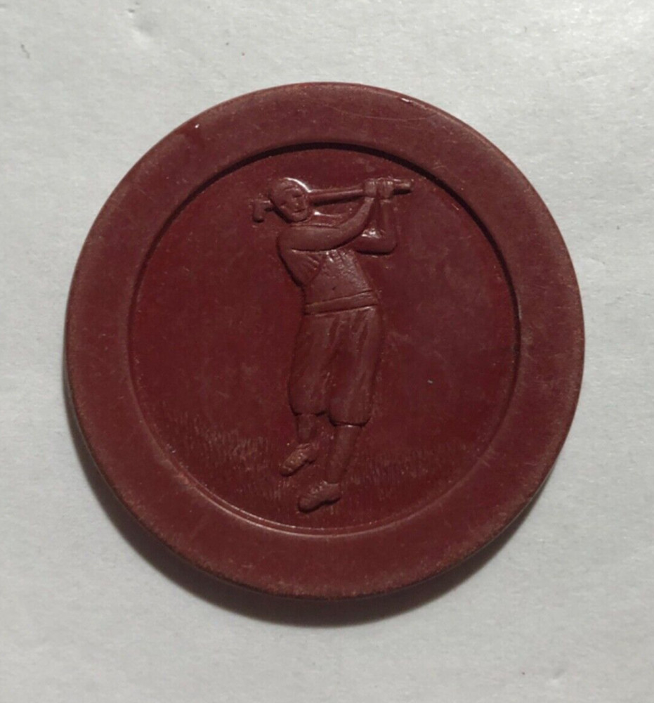 Golfer Gaming Chip Poker (A1)