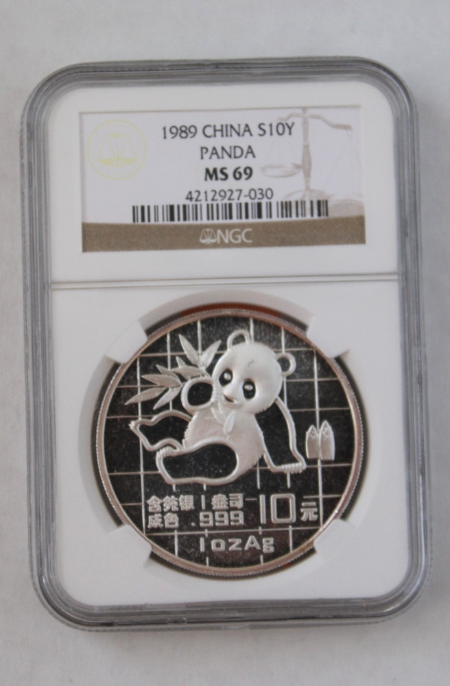 1989 SILVER PANDA NGC ms69