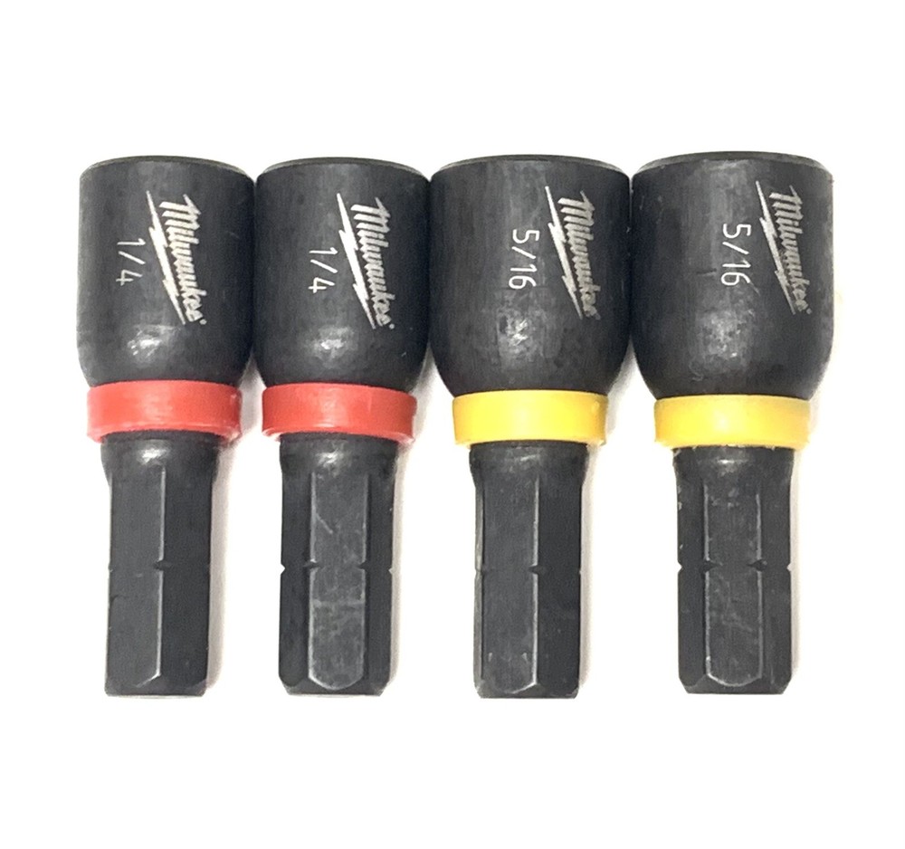 Milwaukee SHOCKWAVE Impact Duty Insert Magnetic Nut Driver Set 4Pcs
