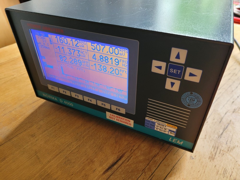 Fluke / LEM NORMA D 4000 power analyzer