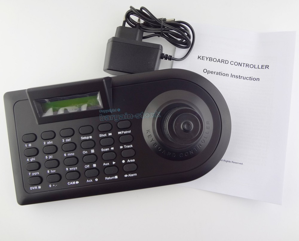 PTZ 4D 4 Axis Joystick Keyboard Controller RS485 Pelco-D/P CCTV Camera System