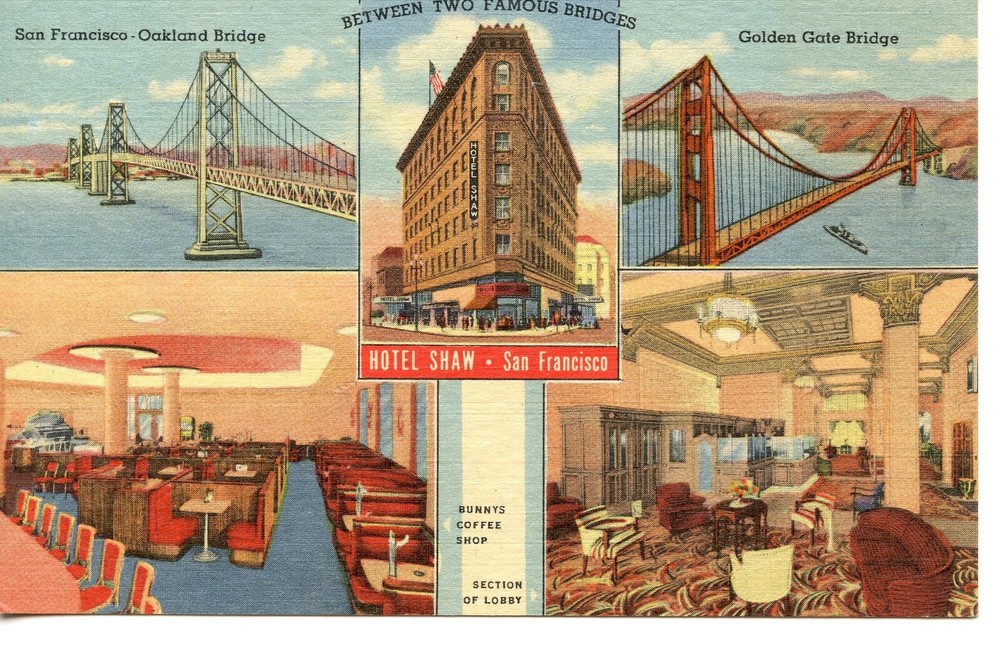 HOTEL SHAW, SAN FRANCISCO, CA - PC387