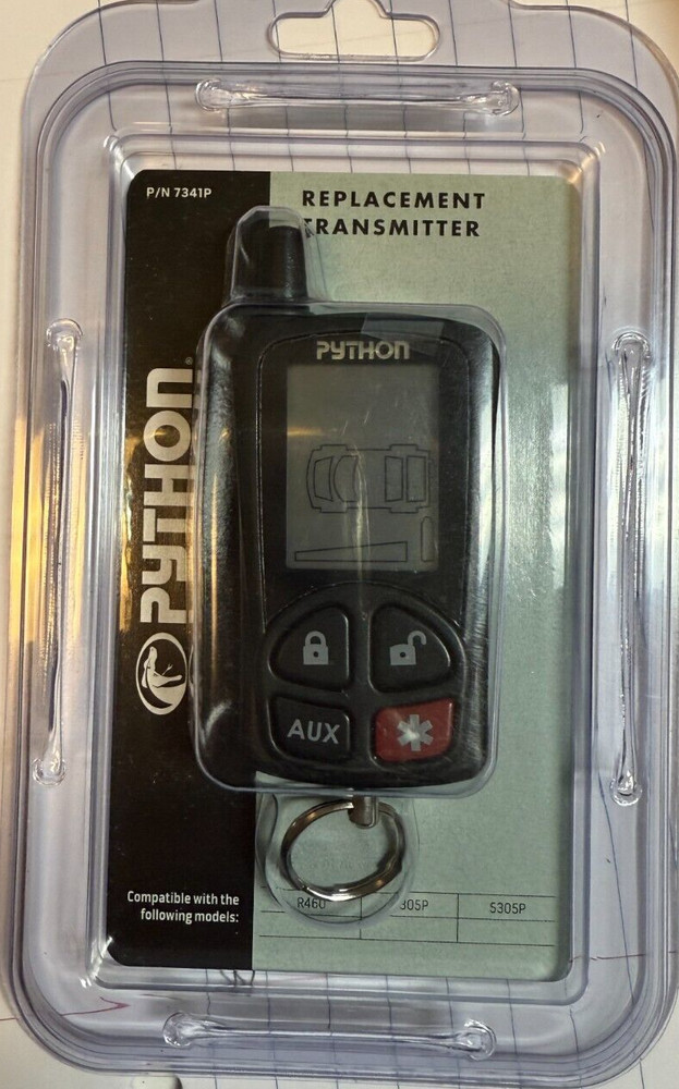 Python 7341P 477P Replacement 2-Way LCD Remote Alarm Control for 5305P 5305L