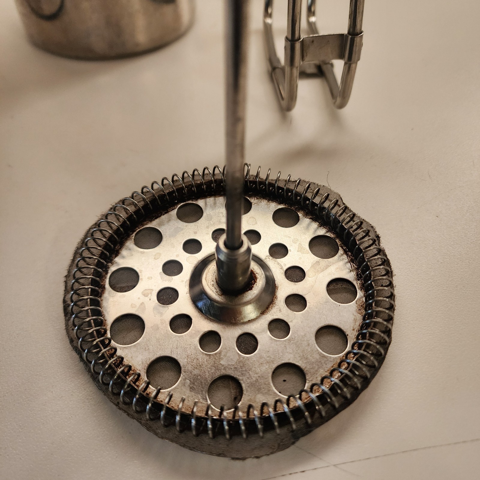 Vintage Coleman French Press Coffee Maker Camping