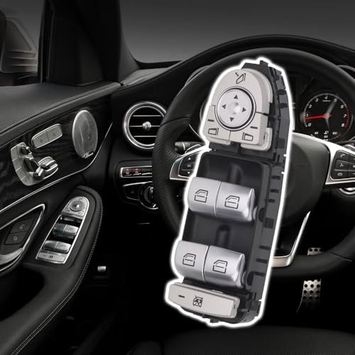 Master Power Window Switch Driver Side Compatible with 2015-2018 Mercedes-Benz