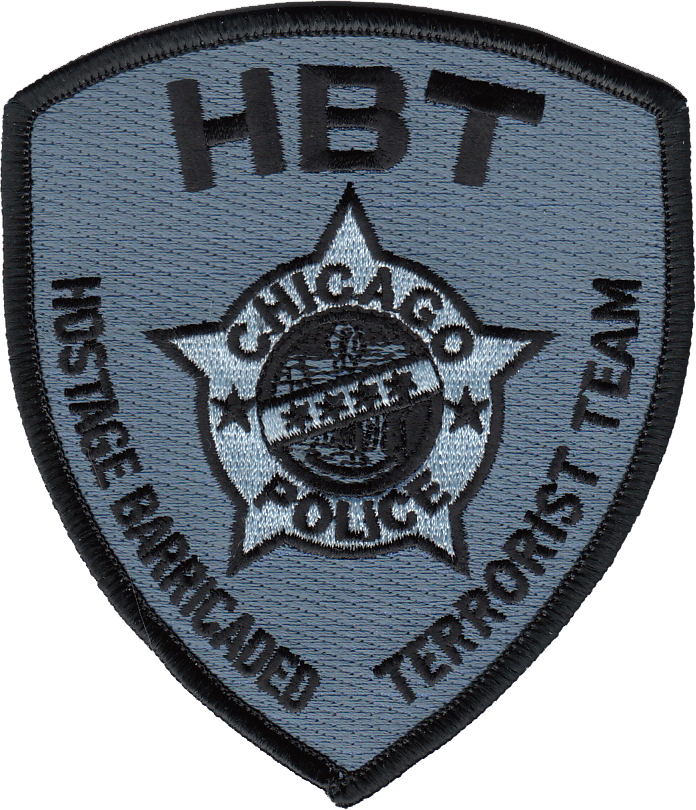 CHICAGO POLICE SHOULDER PATCH: HBT Team Subdued