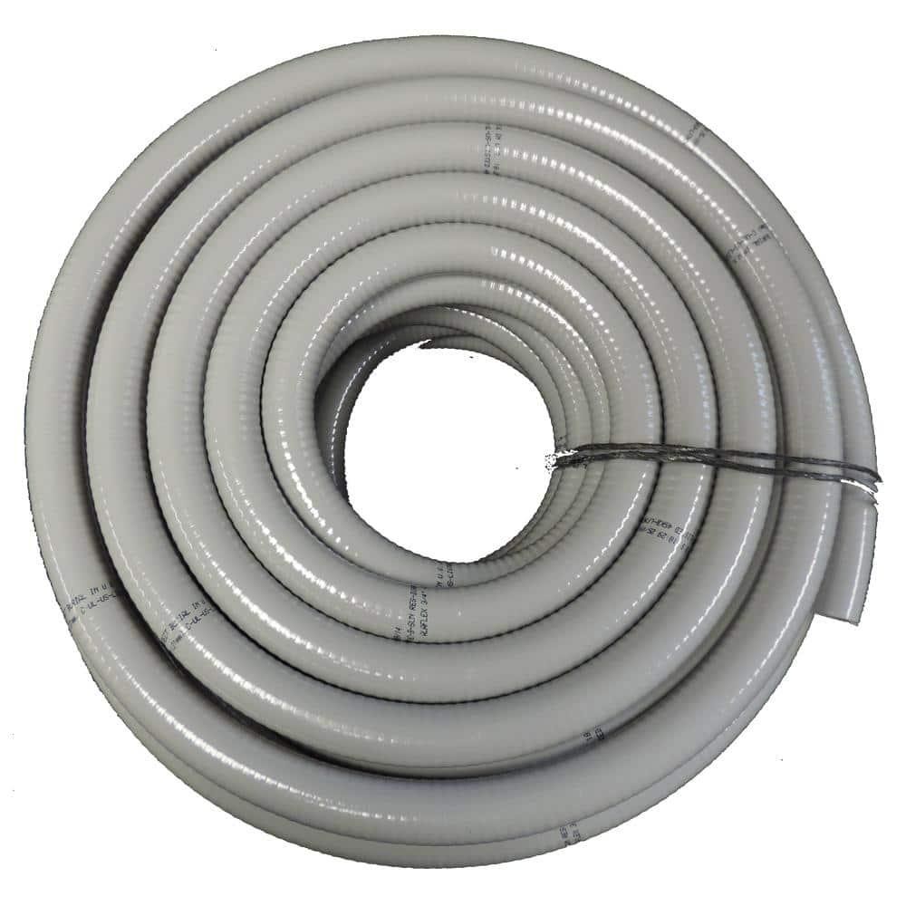 1/2 In. Dia X 25 Ft Flexible PVC Non Metallic UL Liquid Tight Electrical Conduit