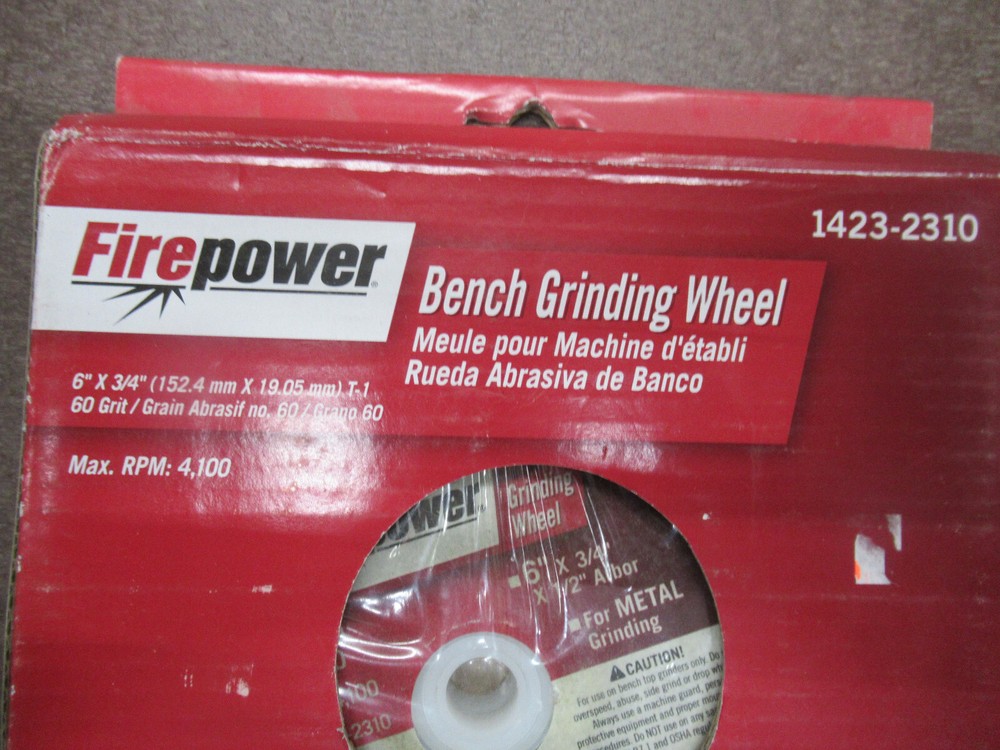 FIREPOWER 1423-2310 6" BENCH GRINDING WHEEL
