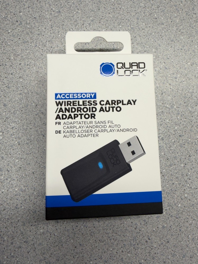 QUAD LOCK ACCESSORY WIRELESS CARPLAY/ANDROID AUTO ADAPTOR QLA-CPA-2