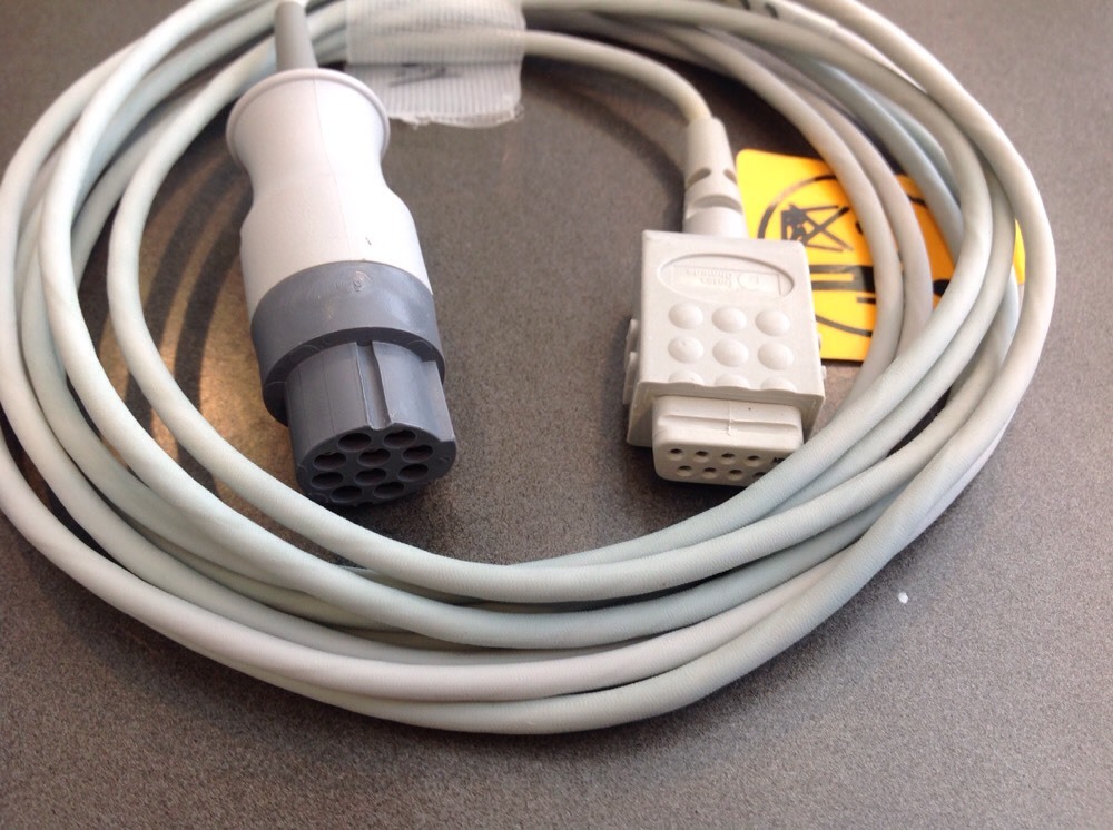 GE Oxytip + Interconnect Cable 10ft Ref OXY-C3