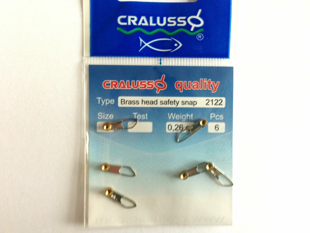 Cralusso Brass Head Safety Snap, Slider Attachment