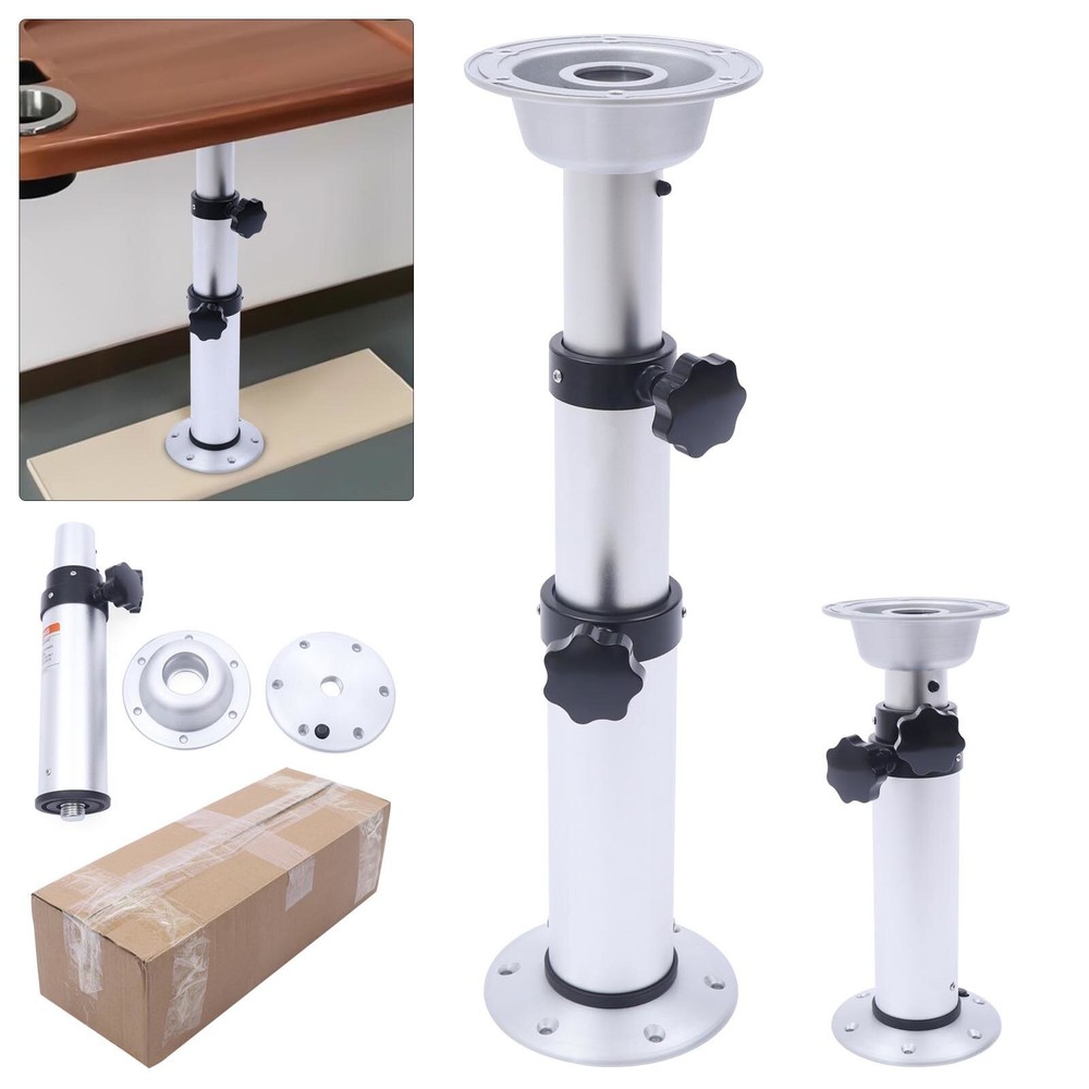 3-Section Pedestal Table Base Adjustable Table Pedestal Stand Height Adjustable