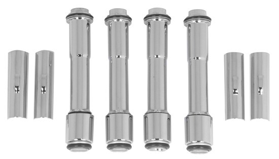 Chrome Pushrod Cover Set For 84-99 Harley Evolution 60930
