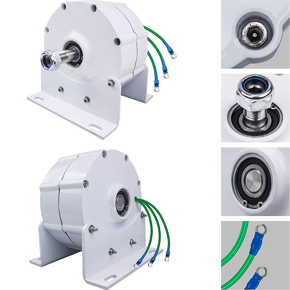 8000W DC 48V Gearless Permanent Magnet Generator forWindmills Turbine Home Use