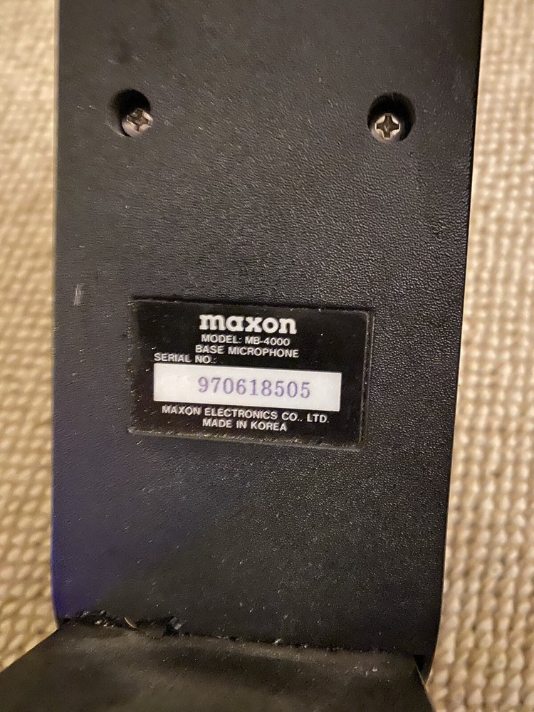 maxon sm radio model 4450