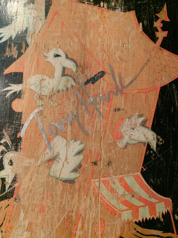 Tony Hawk Autographed Skateboard