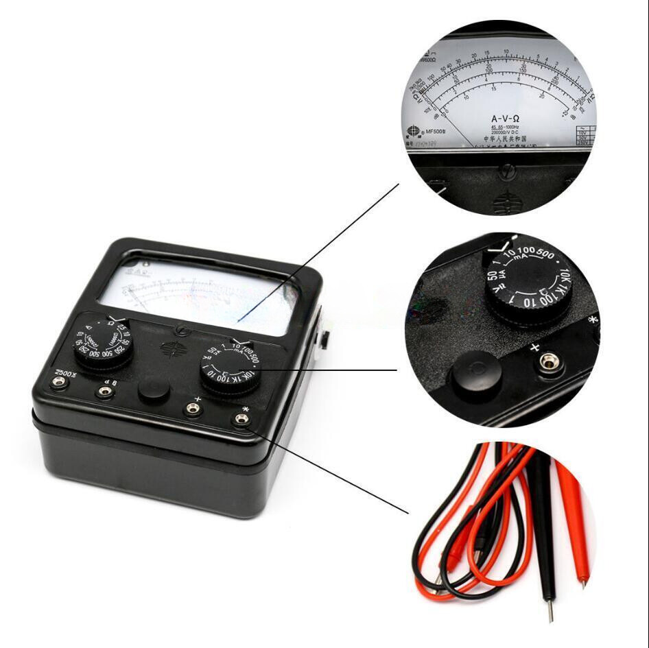 1PCS High Precision Safe Multimeter MF500