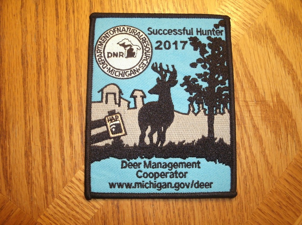 MICHIGAN SUCCESSFUL DEER HUNTER PATCH 2017 New