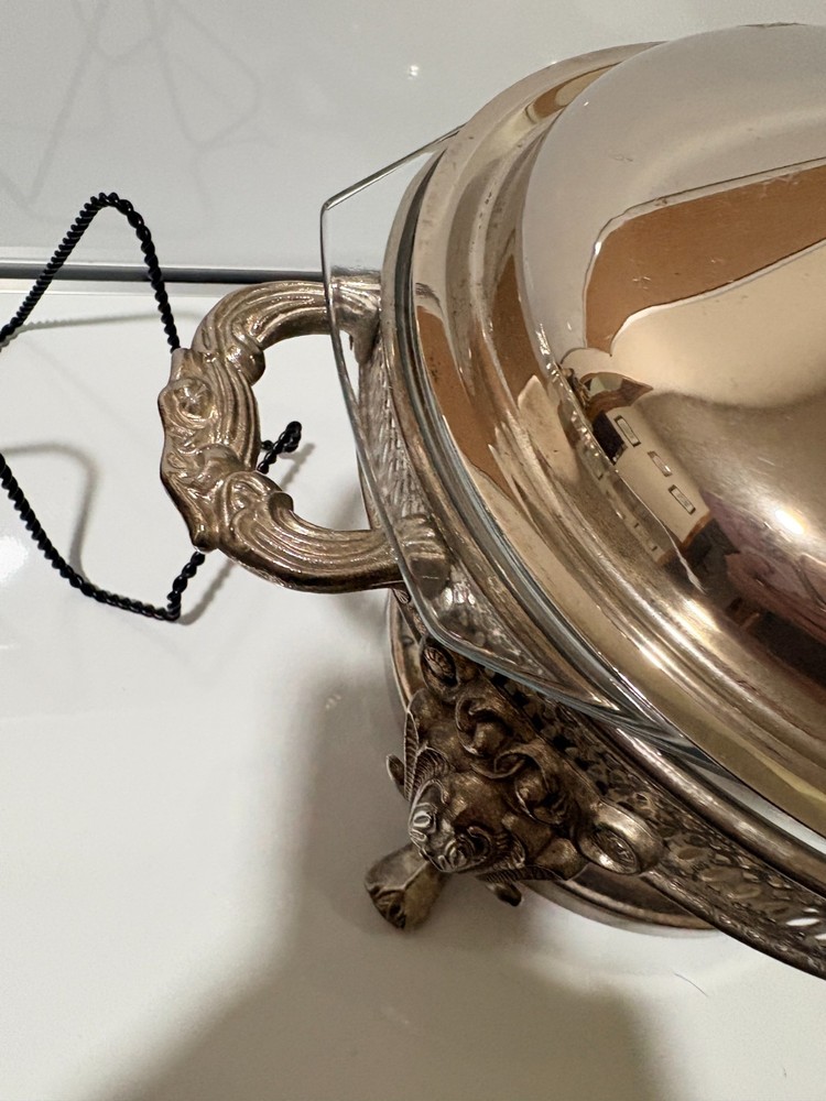 silver plate chafing dish