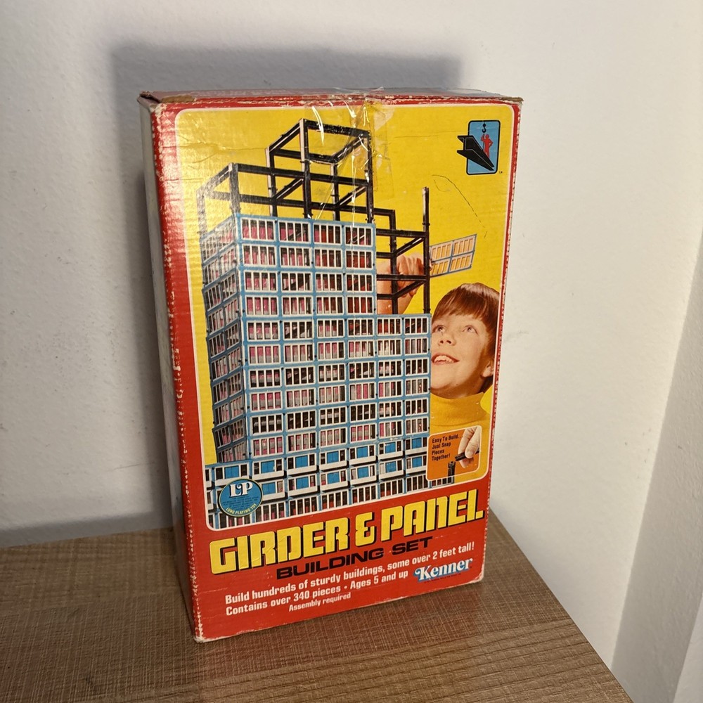 Vintage 1970s Kenner beam and panel construction set