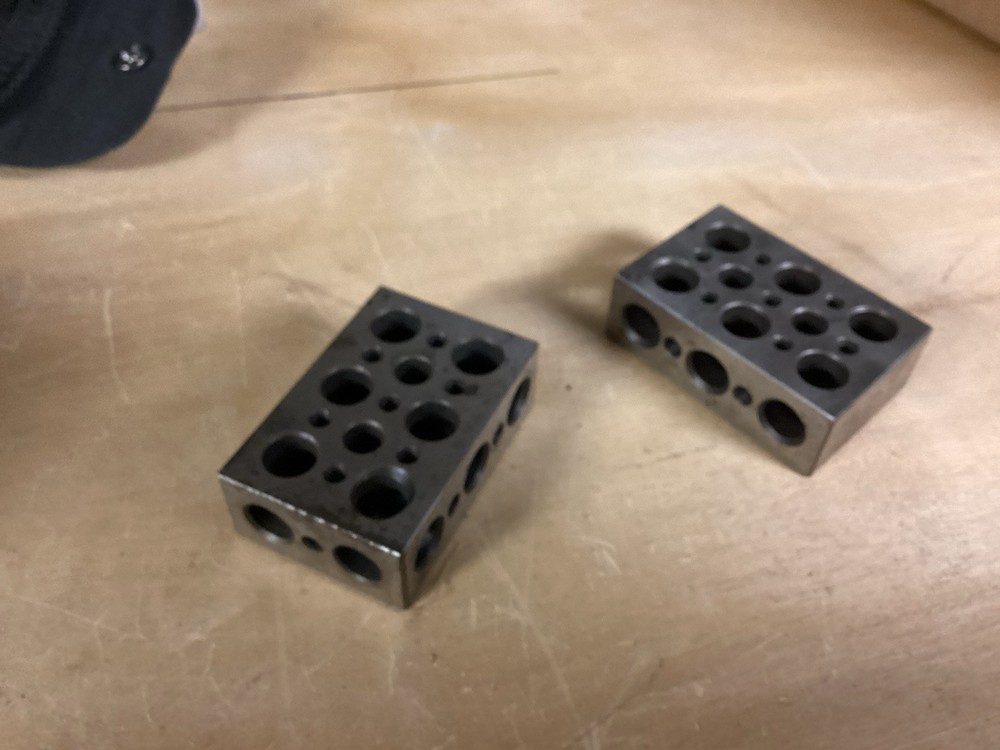 Pair Machinist Setup Block 1x2x3”