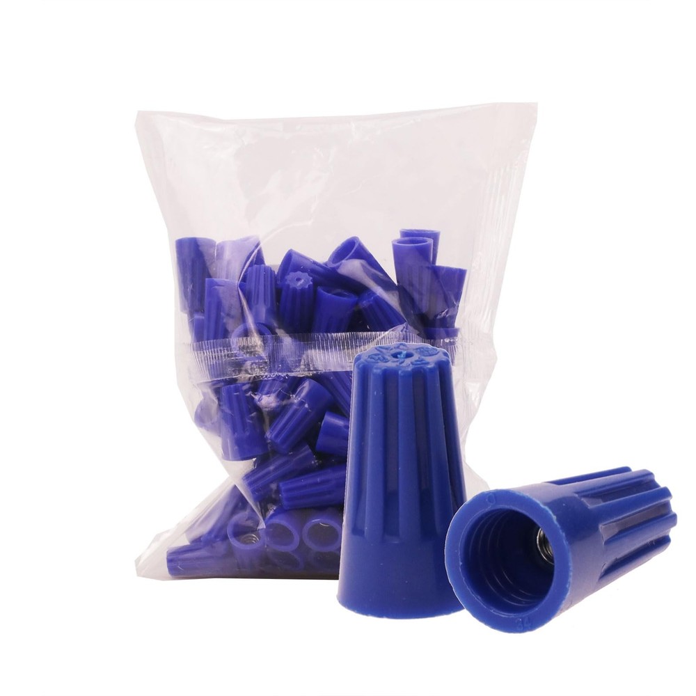 100 Pcs Electrical Wire Connectors Screw Terminals Spring Insert Twist Nuts