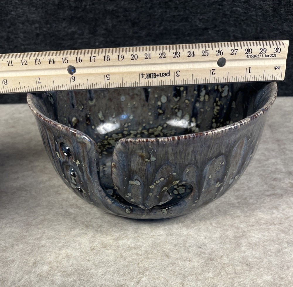 Glazed Ceramic Yarn Bowl, Original