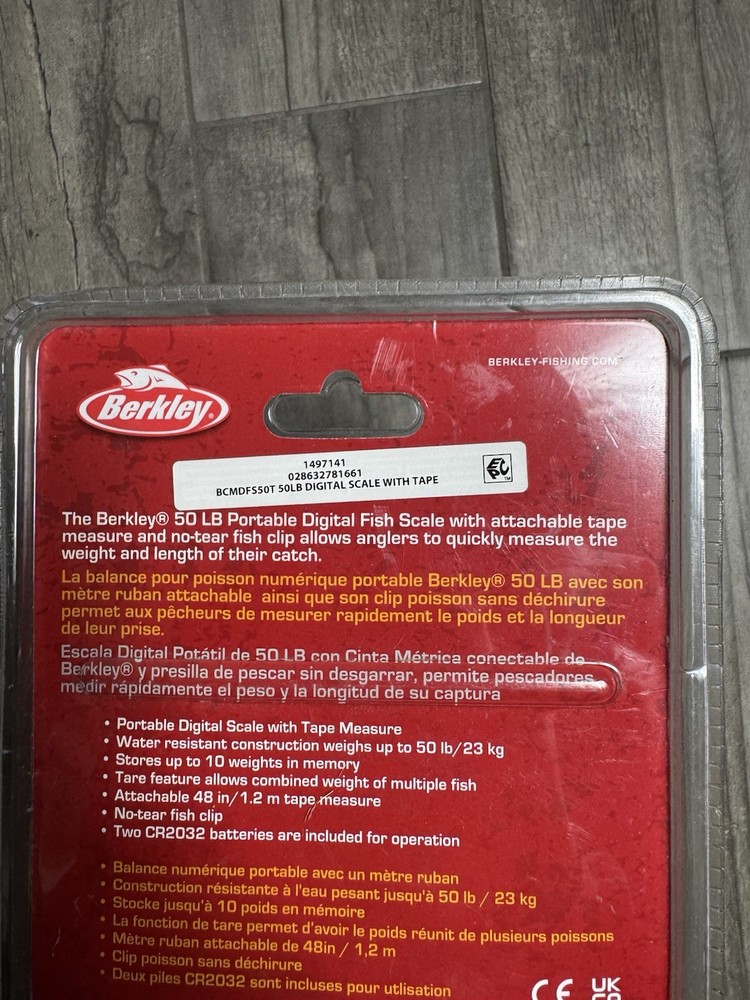 Berkley BTDFS50-1 Digital Fish Scale 50-Pound
