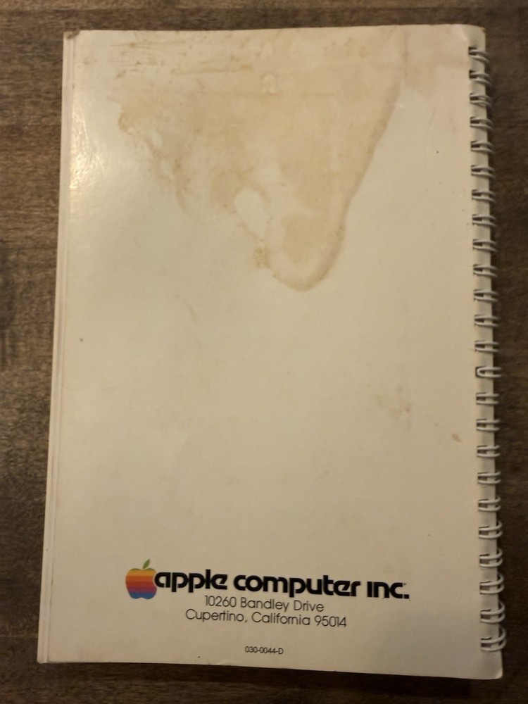 FREE SHIP! 1981 The Applesoft Tutorial Apple II Computer VINTAGE