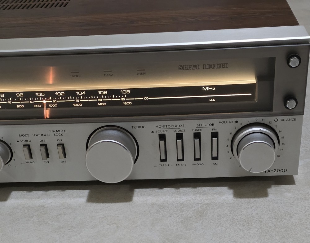 Onkyo TX-2000 Servo Lock Tuner Amplifier Works Excellent