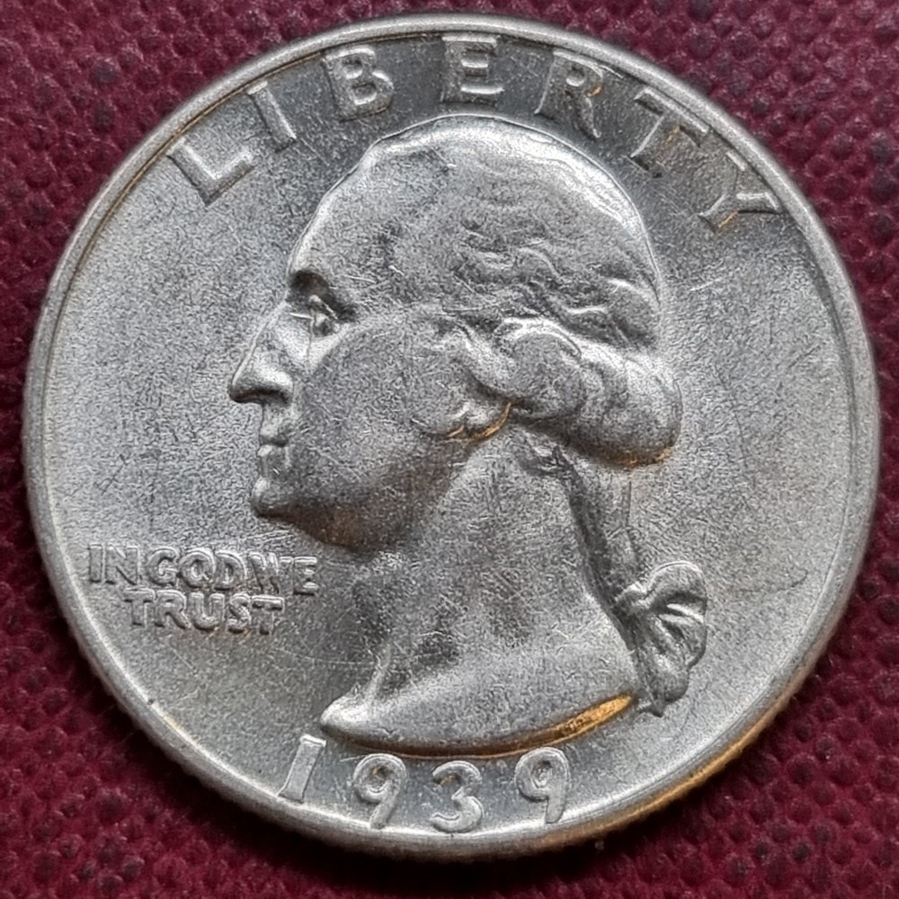 1939 Washington Quarter 25c UNC #98301