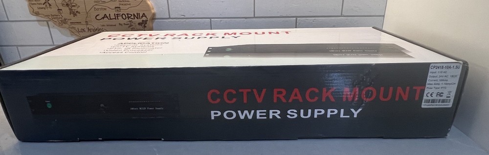 CCTV RACK MOUNT POWER SUPPLY