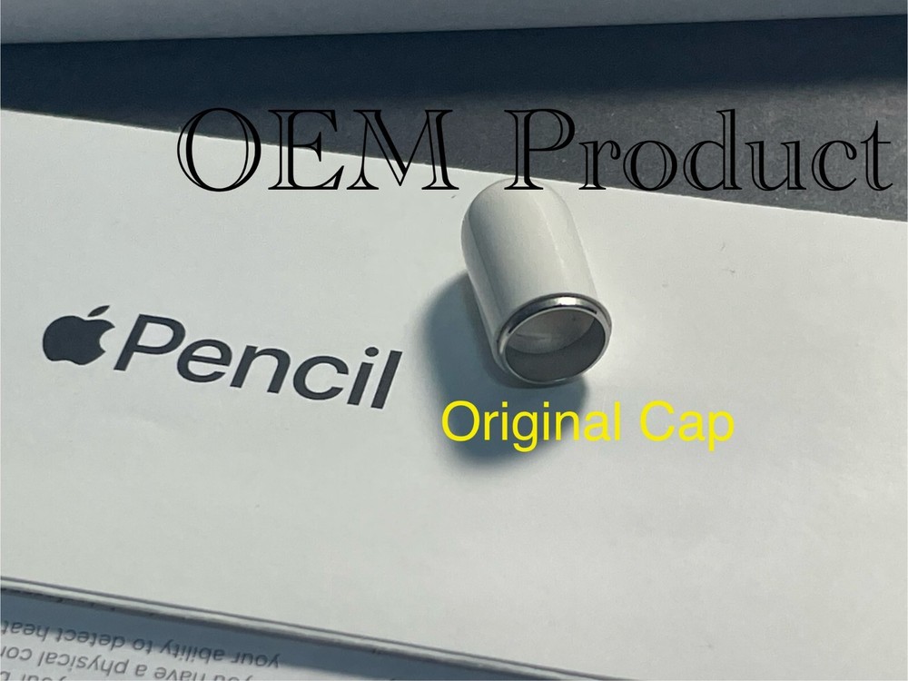 Original Apple Pencil Replacement Tip &2 Lightning Cable Charging Adapters / CAP