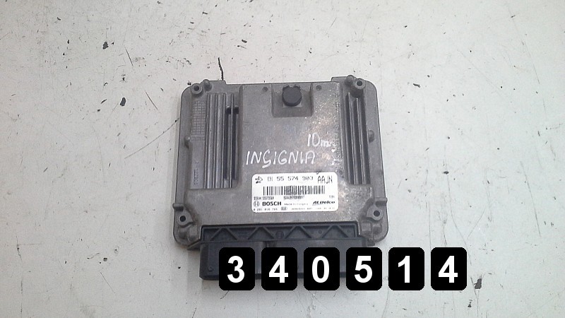 2010 OPEL INSIGNIA ECU SET 0281016704