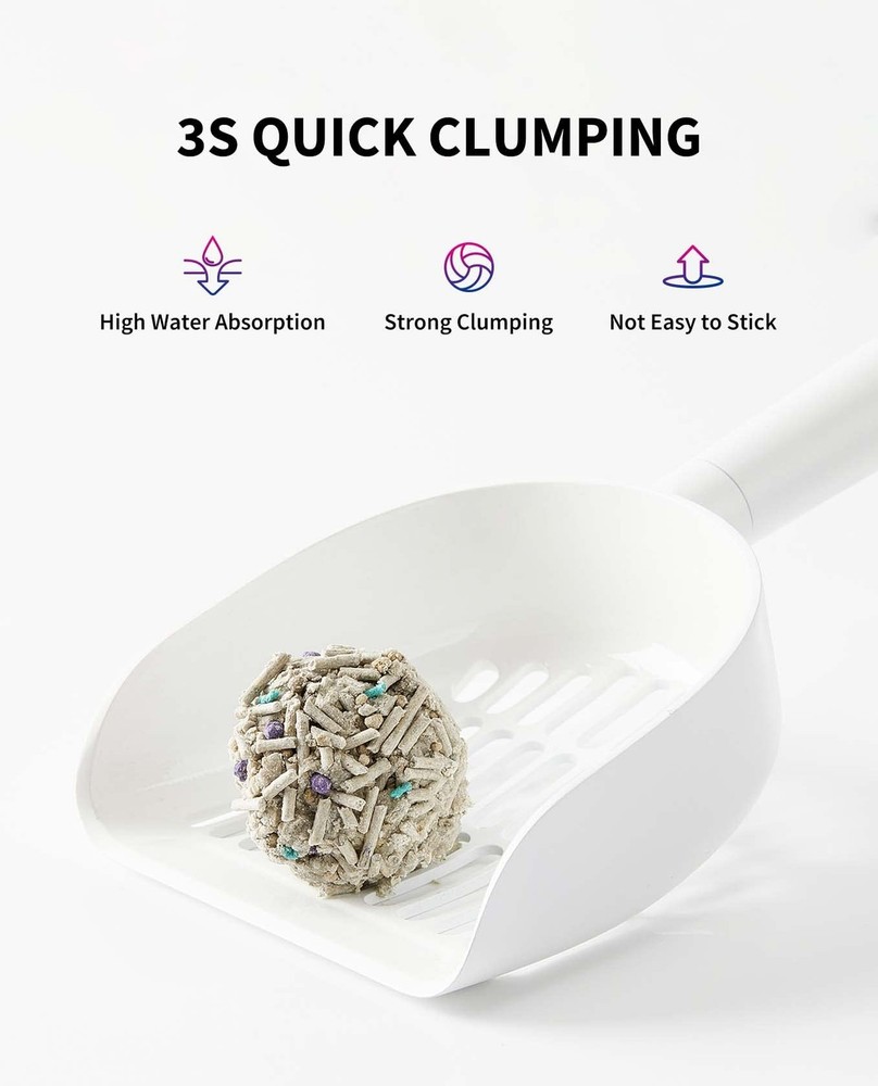 Fast Clumping Cat Litter, Flushable Ultra Absorbent, Low Tracking, 7.9lb x2