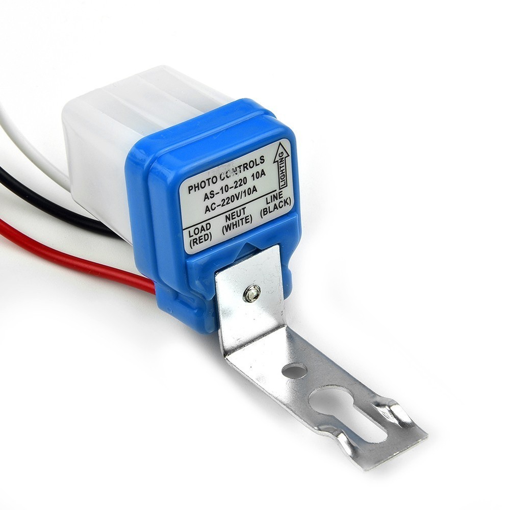 AC 220V 10A Automatic Street Light Switch Photo Controller Street Light Sensor