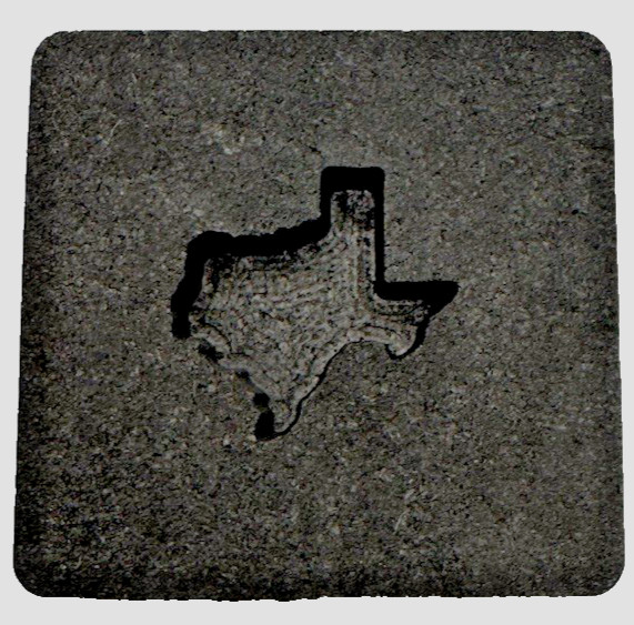 Graphite Ingot Mold For Casting 1 oz Gold Reverse Texas