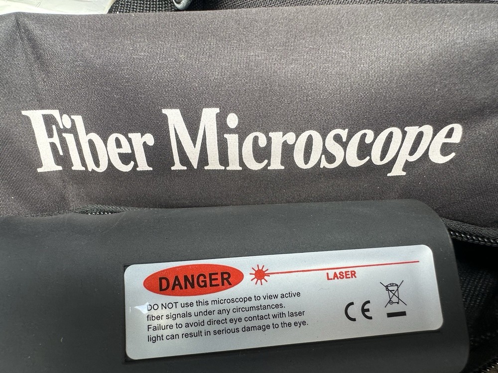 Handheld LED Fiber Optic Microscope Kit