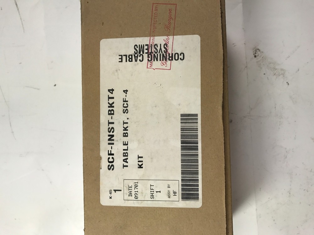 Corning Cable Systems SCF-INST-BKT4 TABLE BKT,SCF-4 KIT