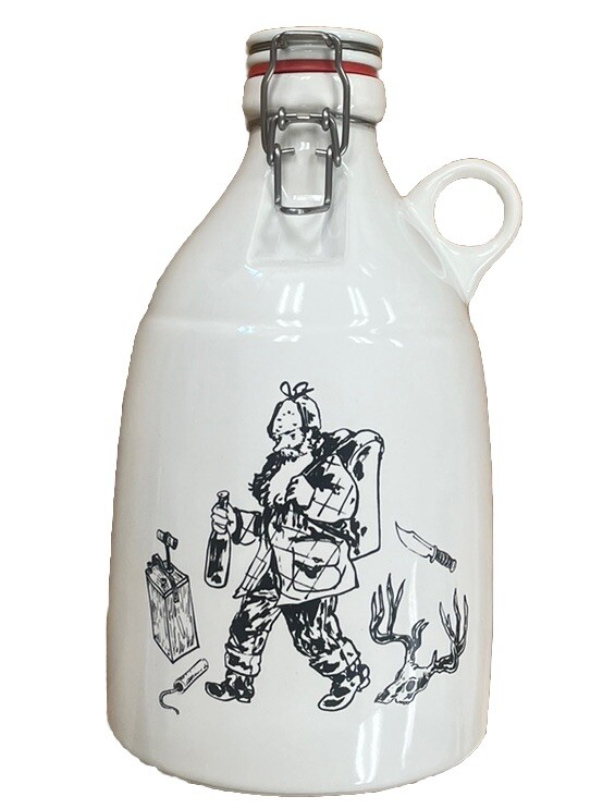 Filson Ballard 64 OZ Ceramic Growler 20234030 HANDMADE IN PORTLAND White USA CC