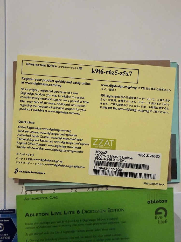 Digidesign MBox2 USB Audio Interface Pro Tools LE EX Lightly Used w Box Software